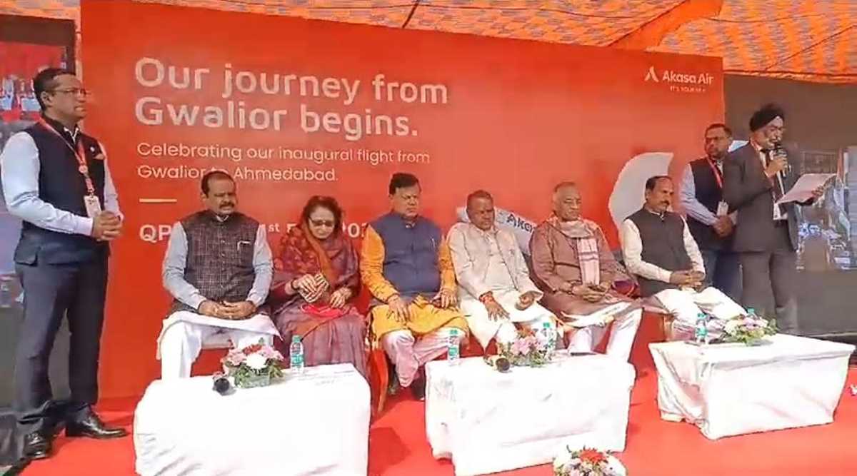 ग्वालियर-अहमदाबाद उड़ान का मुख्यमंत्री डॉ. मोहन यादव द्वारा वर्चुअल शुभारंभ किया ग्वालियर-अहमदाबाद उड़ान का मुख्यमंत्री डॉ. मोहन यादव द्वारा वर्चुअल शुभारंभ किया